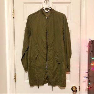 Army Green Wind Breaker
